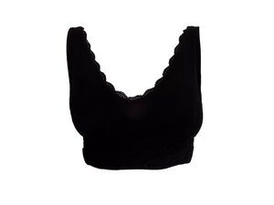 Cara Mia bra bralette size Medium comfort lift support wireless black NEW